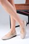 Inna Beige Women's Ballerinas with Straps - 5