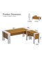 Moderno A01 L-Shaped Workstation Executive Desk with 2 Drawers for Office-Light Walnut - 2