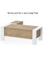 Moderno A01 L-Shaped Workstation Executive Desk with 2 Drawers for Office-Light Imperia - 7