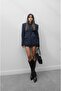 Navy Blue Vienna Jacket Skirt Set - 5