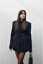 Navy Blue Vienna Jacket Skirt Set - 3