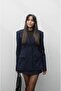 Navy Blue Vienna Jacket Skirt Set - 6