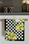 Yellow Floral Oven Kitchen Towel 30X50Cm