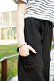 Oversize Striped Short Sleeve T-Shirts & Cargo Pockets, Elastic Leg Bottom Comfortable Set - 4