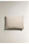 Linen Pillow Cover (2 Layers - Organic Linen with Point) - 3