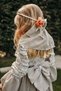 Special Design Girl's Dress, Vintage Girl's Dress, Design Dress with Veil and Necklace Accessories - 2