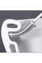 Silicone Bathroom Toilet Bowl Cleaning Brush and Adhesive Holder Bendable Wc Brush - 4