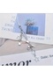 Silver Color Bow Detailed Metal Star Beaded Phone Charm Mobile Phone Charm - 2