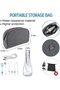 Cordless Water Flosser, 5 Modes, 6 Tips, 300ML Tank, Rechargeable Oral Irrigator (White-H6) - 6