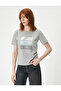 Printed T-Shirt Crew Neck Short Sleeve Standard Fit - 3