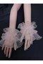 Almira Tulle Cuff Bracelet Powder Pink - 8