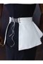 Geeta Bird Eye Detailed Corset Belt White - 5