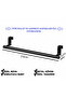 Kitchen Cabinet And Drawer Towel Rack - Over Door Towel Rack Metal Black - 2