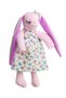 Imported Fabric Cute Rabbit Plush Toy with Long Ears Colorful Clothes Sleep & Playmate 30 Cm. - 3