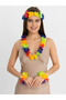Colorful Hawaiian Necklace Crown Bracelet Set 4 Pieces