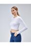 Set of 2 Soft Touch Round Neck Long Sleeve Blouse/Body - Black and White - 6