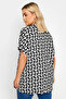 Plus Size Short Sleeve Patterned Button-Up Shirt 303357 - 5