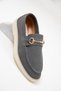 Smoked Suede Women's Loafer Shoes 20265 - 2