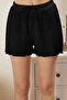 Knitted Pajamas Set with Black Buttoned Ribbed Shorts Thmss25Pt00006 - 5
