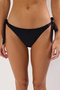 Siyah Bağlama Detaylı Düşük Bel Regular Basic Bikini Altı TBESS25BA00020 - 5