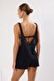 Black Muslin Pocket Detailed Beach Jumpsuit Tbess25Tu00000 - 5