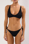 Siyah Gipeli Bralette Kaplı Regular Normal Bel Bikini Takımı TBESS25BT00000 - 3