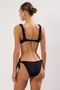 Siyah Bağlama Detaylı Düşük Bel Regular Basic Bikini Altı TBESS25BA00020 - 7