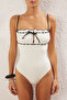Black Strapless Binding Detailed Frilly Regular Pretty Swimsuit Tbess25Ma00047 - 3