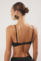 Siyah Straplez Kaplı Bikini Üstü TBESS25BU00028 - 4