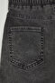 Antrasit Erkek Çocuk Pamuklu Cepli Lastikli Denim Şort & Bermuda TKDSS25SR00008 - 4