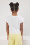 Black-White 2-Piece Girls' Knitted T-Shirt Tkdss25Ts00015 - 3