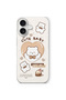 iPhone 16 Plus Compatible Cute Baby Design Printed Transparent Case