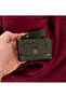 Green Color Personalized High Quality Coin Purse and Keychain Set, Personal Accessory - 5
