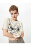 Short Sleeve Printed T-Shirt Crew Neck Cotton Comfortable Fit