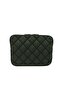Macbook Air - Macbook Pro 13&13.3 Inch Compatible Laptop Case Quilted Khaki - 3