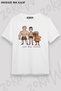Unisex Oversize Fit Gym Bike Fishing Design Printed Tshirt