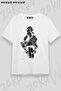 Unisex Oversize Mold Motorcycle Design Printed Tshirt