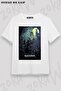 Unisex Oversize Mold Iron Maiden Hallowed Design Printed Tshirt