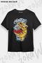 Unisex Oversize Fit Catch You Alien Catching Dog Design Printed Tshirt