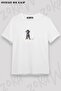 Unisex Oversize Mold Dachshund Dog Pupy Back Design Printed Tshirt