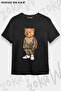 Unisex Oversize Fit Sportsman Brown Baron Cool Teddy Bear Design Printed Tshirt