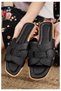 Women's Casual Slippers Black Stylish Summer Home Street Beach Vacation Business Office Slippers - 5