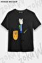 تي شيرت مطبوع بتصميم Adventure Time v2 مقاس كبير للجنسين