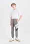 Boy Printed Elastic Waist Sweatpants D9927A825Sp