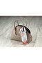 Stylish Bag with Gold Details + Gift Scarf - 2