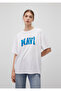 Printed White Women's T-Shirt M1600843-70000 - 2