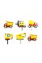 Construction Concept Birthday Set - Business Machinery Foil Balloon - Orange Black Yellow Gray Balloon Age 2 - 2