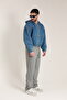 Men's Baggy Loose Fit Pique Trousers with Back Pockets - 3