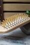 Bamboo Bristle Brush Wooden Hair Brush Wooden Comb Natural Bamboo Hair Detangler (Large Size)-(for All Hair Types) - 5