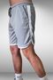 Men's Gray Basketball Football Striped Shorts Fitness Sports Workout Running Bermuda